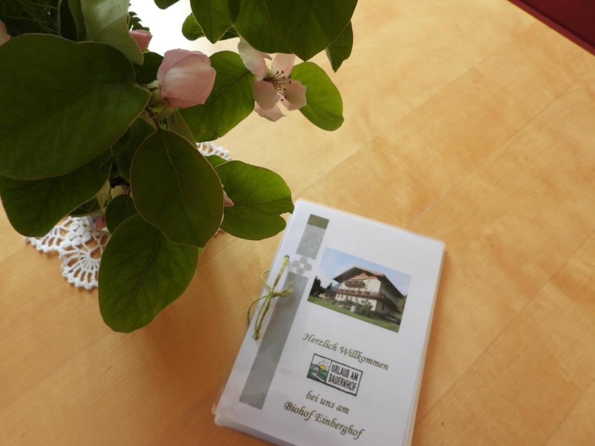 Bio-Bauernhof Einberghof Apartment ฟาร์แวร์เฟน ภายนอก รูปภาพ